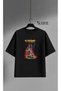 Stranger Things Eddie Munson Design Unisex Oversize High Print Quality 100% Cotton T-Shirt