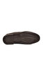 Men's Brown Genuine Leather Perforated Breathable Comfortable Sole Lace-Up Casual Shoes Sensitive 3606-1 m - 5