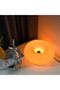 Dimmable LED table lamp, retro donut - shaped bedside lamp, shatterproof material, three light colors, touch control, USB rechargeable night... - 4