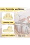 Five rubber feet for mixers, bottom replacement feet, KitchenAid P4326634 stand mixer rubber base (yellow) - 3