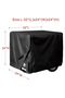 420D Waterproof, Sunproof, and Dustproof Universal Generator Cover, 81*61*61 cm - Fits most generators, Black - 2