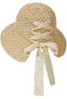 Women's straw hat for summer, sun hat with cute bow, soft and foldable, wide brim for travel, UV protection.
