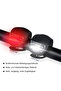8-piece LED stroller light set, waterproof silicone stroller light, 3-function safety light set, clip-on portable warning light - 2