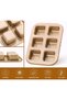 Mini Cake Mold - 6-Hole Metal Financier Cake Mold - 26.8 x 18.5 x 4 cm - Non-stick Coating - Food-grade Carbon Steel - 5