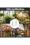 Adjustable metal plant hanger set of 4 – black hanging chain for flower pots - 2