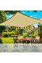 2 x 2 m beige rectangular shade net for garden - plant protection - UV-resistant - 2