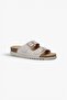 Suede Double Buckle Women's Slippers - 2