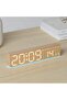 Digital Alarm Clock - Nightstand Clock - Bedroom Organization - Silent Movement - N/A - Wood Grain - 5