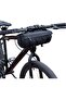 2.5L bicycle handlebar bag, waterproof bicycle accessories, bicycle frame front pocket with zipper and shoulder strap