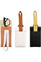 3-pack glasses case soft glasses pouch, thin leather sunglasses pouch, hanging travel bag holder with shoulder strap for women men