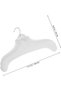 Set of 2 foldable, inflatable clothes hangers made of sturdy PVC with a metal hook, ideal for drying shirts, sweaters, and other clothing. Space-saving. - 3