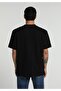 Relaxed Fit Round Neck Plain Men's Black Short Sleeve T-Shirt - 2