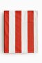 Striped cotton tablecloth