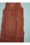 Authentic, Double Layer, No Lycra, 100% Washed, Stonewashed, Pure Cotton, Solid Color, Sleeveless Dress - 6
