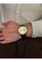 Vintage White Dial Brown Men's Wristwatch Genuine Leather Band Stainless Steel Case Non-Fading Engraved Steel Cover Non-Fading Non-Scraping Case - 2
