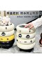 Stylish Compact Kitchen Trash Can with Cartoon Character Design – Perfect for Collecting Food Waste, Snack Wrappers, Tissues, and Small Household Garbage, Featuring a Space-Saving Shape, - 5