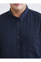 Plus Size Textured Men's Shirt - 6