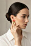 Yellow and Red Flower Motif Dangle Bijoux Earrings - 3