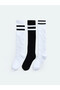 Timeless Clothing & Timeless Choices Striped Girls' Knee Socks 3-Piece Set