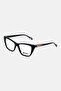 Women VJC045 Square Eyeglasses, Black - 3