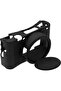 Protective case for Sony Cybershot DSC-RX100M7 camera - made of silicone, black, provides extra protection for camera lens - green - 4