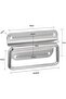 Folding SS handles - crate handles - toolbox handles - metal door handles - For toolboxes - cabinet doors - hatches (4 pieces per pack) - 3