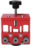 Drill punch positioner- woodworking punch positioner- 3-in-1 aluminum alloy woodworking punch guide locator - 2