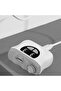 3-Speed Electric Automatic Nail Trimmer & LED Polisher with Storage (Grey) - 3
