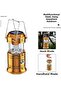 Multi-Function Solar Camping Light - Built-In Battery and Power Bank - Super Bright Portable Emergency Lantern - Black - 2