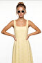 Scalloped Summer Midi Dress Lby0063 Yellow - 4