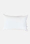 Plain Cotton Pillow, White - 2