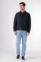 Men's Slim Fit Navy Blue Coat