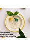 2-piece hand-operated citrus juicer, mini blender, manual plastic, for lemons, oranges, grapefruits, and kitchen use; yellow-green. - 3