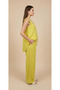 Sleeveless Muslin Blouse & Wide-Leg Pants Set - 3