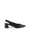 Pointed Slingback Block‑Heel Shoes