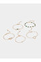 Set of 5 - Heart Detail Assorted Bracelets - 2
