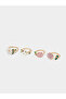 Set of 4 - Floral Blossom Rings