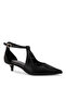 Pointed Toe Slingback Heels - 2