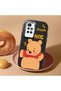حافظة متوافقة مع هاتف Redmi 10 2022، حافظة حماية للكاميرا من السيليكون الأسود، حافظة هاتف بنمط الدب - 2