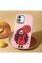 iPhone 12 Compatible Case Camera Protector Pink Silicone Couple Phone Case Girl Patterned - 2