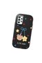 Samsung Galaxy A72 Compatible Case Camera Protector Black Silicone Couple Phone Case with Bear Pattern - 3