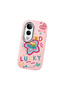 Vivo V50 Lite Compatible Case Camera Protector Pink Silicone Couple Phone Case Heart Pattern - 3