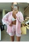 Double Striped Shorts Set - 2