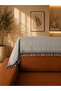 180X300 Sofa Cover with Tassels Covering the Arms - 3