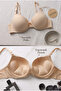 Cotton Double Push up Padded Ultra Supportive Nude Underwire Bra