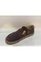 Genuine Leather Suede Rubber Sole Buckle Strap Casual Women's Shoes - 3