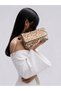 Star Cover Model Clutch Bag, Portfolio Bag, Handbag Gold
