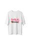 Women's Oversize Football Sister Retro Printed T-Shirt 100% Cotton Relaxed Fit Casual Modern Stylish - 2