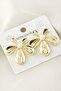 Nhr-Hlss Flower Metal Pearl Earrings (105433) - Yellow