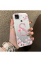 Poco C31 Compatible Silicone Edge Hard Back Case Couple Phone Case with Letter S Pattern - 3